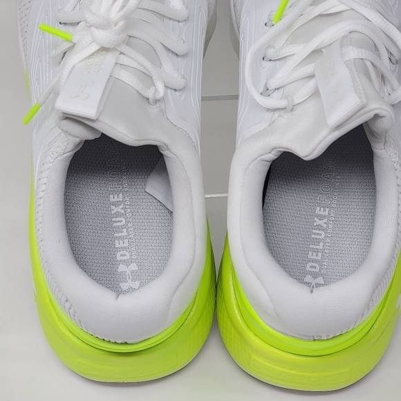 Under Armour Mens Sz 12 UA Charged Vantage 2 Running Shoes White 3024873 107 New main image 5